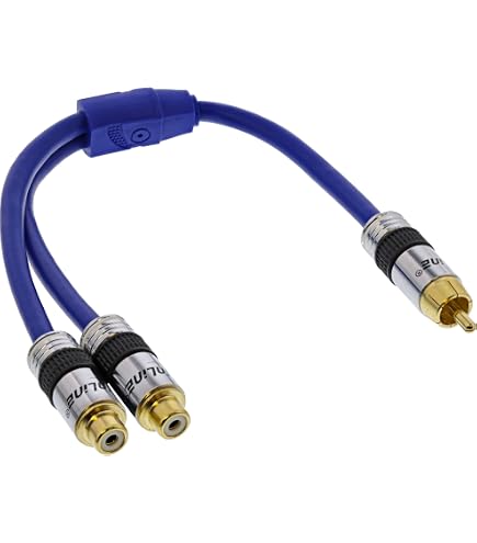 2 Pezzi Cavo Adattatore da Maschio 6,35 mm a 2 2 Pezzi Cavo Adattatore da Maschio 6,35 mm a 2