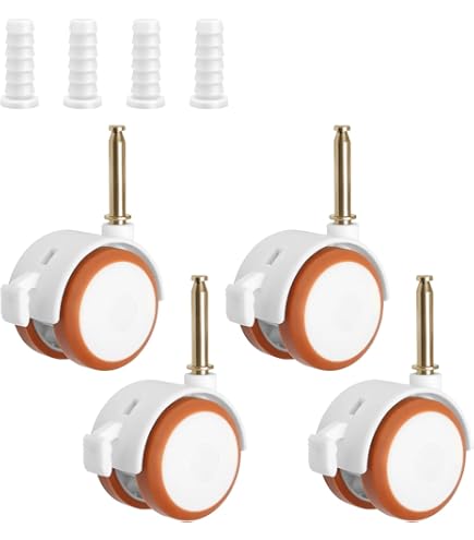 Set 6 Ruote Girevoli Per Martinetti Idraulici - Ricambio Per Jack Da Pavimento, Acciaio, 2 Pezzi X 3 - Foto 8