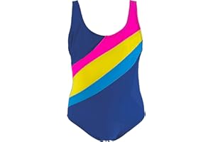 LAPHILO Disfraz de Baño Completo con Volantes para Niñas y Niñas con Cuello en V y Cruz Trasero Cod.2200