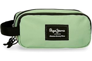 Pepe Jeans Aris Estuche Triple 22x12x5 cms fabricado en Poliéster, tamaño para mochila y carterón, De Joumma Bags