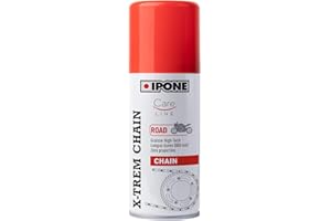 IPONE - Grasso per Catene Moto da Strada X-trem Chain Road - 100 ml - Lunga Durata 800 km - Getto Preciso Senza Schizzi