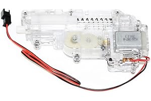 AIRSOFT WEBSITE Airsoft Accessories CYMA Transparent Mini Full Gearbox with pour Motor for pour Uzi Series AEG