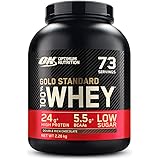 Optimum Nutrition ON Gold Standard Whey Protein Pulver, Eiweißpulver Muskelaufbau mit Glutamin und Aminosäuren, natürlich ent