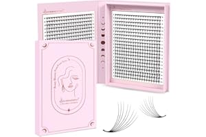 Lunamoon 8D Volume Ciglia Extension Ventagli per Ciglia 800 Fans Prefabricated Fans Eyelashes Premade Fans Lashes Volume Russo Ciglia (8D-0.07-C, 8-15mm)