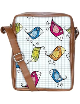 Snoogg , Damen Umhängetasche mehrfarbig multi