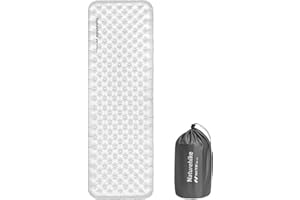 Naturehike Thermal 6,5 R - Materassino da campeggio con pareti laterali, 4 stagioni, spessore 10 cm, ultraleggero, autogonfiabile, durevole, con borsa gonfiabile