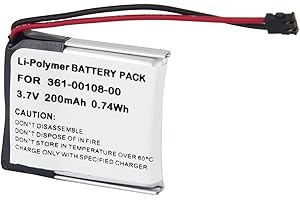 CHUNCAIL Smartwatch Replacement Battery 361-00108-00 - Replacement Battery for Garmin Vivoactive 3 Li-Polymer 3.7V 200mAh