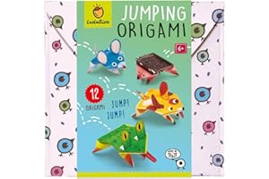 Ludattica - Easy Origami Surprise! - 12 pop-up origami - età 6+ - Confezione in morbido panno - Made in Italy