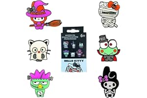 FUNKO Loungefly - Halloween - Blind Box Enamel Pin - 1 Of 6 to Collect - Styles Vary - Hello Kitty - Blind Box Enamel Pins - Cute Collectable Novelty Brooch - for Backpacks & Bags - Gift Idea