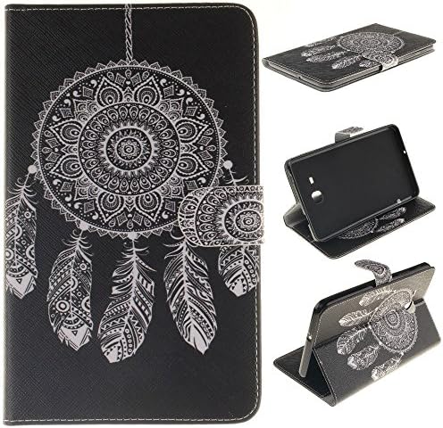 Skytar Samsung Galaxy Tab A 7 Case,Premium PU Leather Flip Cover [with Stand &amp; Wallet Feature] Folio Case for Samsung Galaxy Tab A 7.0 inch SM-T280 / SM-T285(2016 Release) Tablet Covers and Cases,Black dreamcatcher