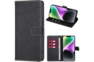 RankOne Funda Compatible con Redmi Note 11 Pro+ 5G / Redmi Note11 ProPlus (6.67" Inches), Funda de Piel Tipo Folio Flip Protectora con Ranura para Tarjeta Carcasa - Negro