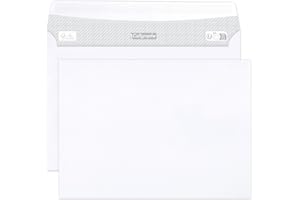 Clairefontaine 697C - Calligraphe - Caja de 500 sobres C5 Autoadhesivos Blancos 16,2x22,9 cm 80gr a Granel