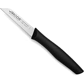Arcos Nova Series - Peeling Knife - 80 mm Stainless Steel Blade - Black | Ideal for peeling fruits and vegetables. Polypropyl
