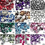 Rhinestone decorativo: estos mini diamantes de imitación no solo pueden añadir color o patrones brillantes con esmalte de uñas a tus uñas, sino que también se pueden aplicar como relleno de espacio entre otros adornos.