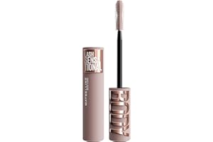 Maybelline New York - Mascara Volume Sensationnel - Body - Brosse incurvée à double hélice - Sans transfert, ne bave pas - Teinte : Very Black - 9,75 ml