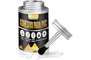 Miioto Colle Neoprene Extra Forte, Colle Neoprene Liquide, Colle Contact, pour Bateaux Pneumatiques, Colle à Chaussures, Bâches de Camion, Colle PVC | Colle Imperméable, Prise Rapide, 170g