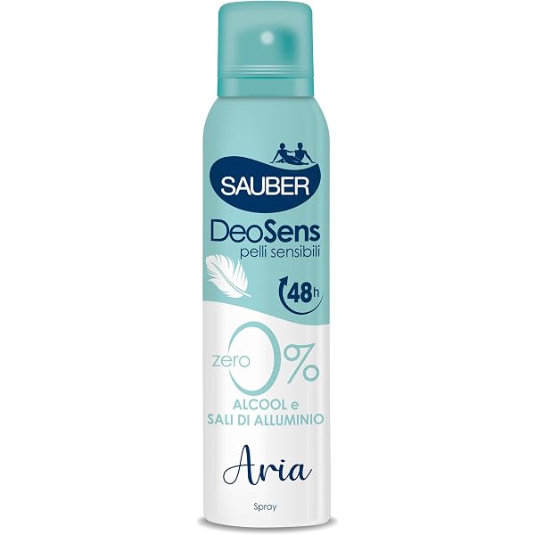 Sauber Deocare Men Deo Spray Für Empfindliche Haut – 150 Ml, Dermatologisch Getestet, Bis Zu 48h Schutz