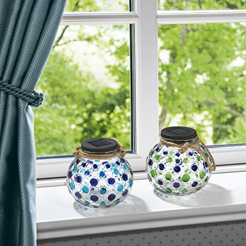 XXL Solar-Leuchtkugel LED Lichteffekte 2er-Set 1,2V mehrfarbig (Gartenbeleuchtung, Terassen-beleuchtung) - 2