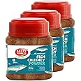 TASTY NIBBLES Ready to Eat Fish Chutney Powder 100g | Kerala Style Dried Fish Powder| Meen Chammanthi Podi |Non-Vegetarian | No Added Preservatives [Pack of 3]