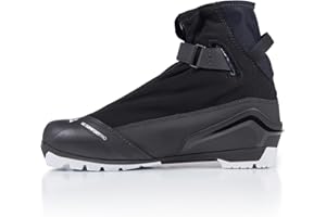 Fischer Chaussures de ski de fond pour homme ou femme - Pour ski de fond - Pour fixation NNN XC Comfort PRO - Couleur : noir/blanc 2024