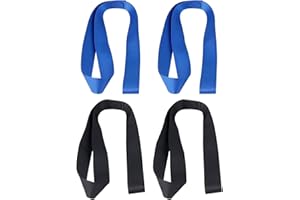 4 PCS Ratchet Strap, DEANKEJI Soft Loop Tie Down Straps, 46 x 2.5cm Knitted Nylon, High Load Capacity, Tie Down Ratchet Straps for Safe Transport of Motorcycles, Bicycles and Heavy Cargo