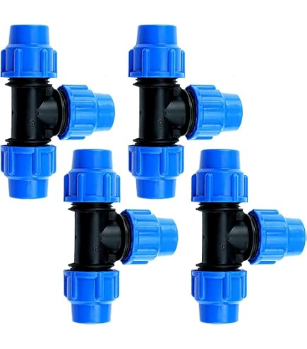 Raccordi a copressione in plastica DPE PE 20 TUBO ACQUA 90 ° GRADO