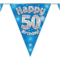 Badge Anniversaire 90 Ans – Bleu Et Argent Avec Étoiles Holographiques – 15,2 Cm – Célébration Fête Familiale