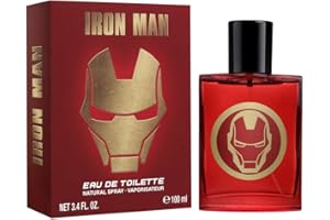 AIR-VAL Iron Man - Frasco de Cristal de Perfume para Niños (30 ml) – Marvel Regalo
