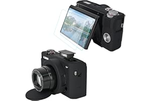 ‎VOVMOEYA VOVMOEYA Etui na aparat do Canon Powershot G7 X Mark III z 2 szt. ochraniaczy ekranu, pełna ochrona, miękkie silikonowe etui G7X III, zdejmowana osłona obiektywu do Canon G7XIII G7X3-czarne