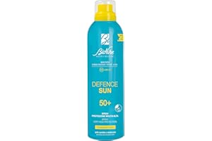 Bionike Defence Sun - Transparent Touch Spray Solare Corpo, per Pelli Sensibili e Intolleranti, Azione Protettiva e Antiossidante, Waterproof e Invisibile, Rafforza e Ripara la Pelle