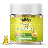 Validus Vitamin D3 1000 Iu K2 50 Mcg 60 Gummies