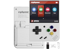 BULUHAHA Miyoo Mini Plus Retro Game Console, 64G 7000+ Giochi, Linux System Cortex-A7 1.2GHz Console di Giochi Portatile, Console di gioco Retro 3.5" IPS, WIFI console portatile Miyoo Mini+