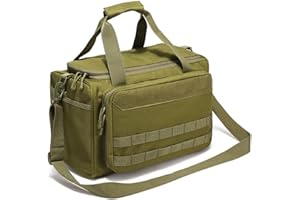 Peminkoo Taktische Schießstandtasche Molle System Schießtraining Waffentasche Camping Jagd Zubehör Werkzeug Schultertasche
