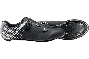 Northwave Zapatillas Carretera Core Plus 2 Negro/Plata - Talla: