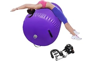HOMESUN Air Rolle Turnen Aufblasbare Gymnastik Training Zylinder Tumbling Rolle Air Barrel Yoga Roll mit Pumpe
