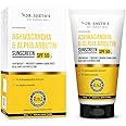 Dr. Sheth's Ashwagandha & Alpha Arbutin Sunscreen SPF 50+ PA++++ | 2 in 1 Solution for Hyper Pigmentation and UV Protection | Anti Tan & Dark Spots | 50g For All Skin Type