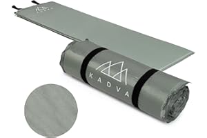 KADVA Matelas Autogonflant Aero Matelas de Couchage Confortable, Léger et Durable, Idéal pour Le Camping et la Randonnée Couche Extérieure 100% Polyester Couche Intérieure 100% Polyuréthane 182x52cm