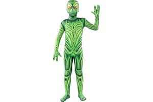 Funidelia Costume de monstre extraterrestre seconde peau pour garçon, Halloween, Qui fait peur & Horreur - Costume pour enfant pour les fêtes, le Carnaval et Halloween