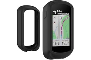 Braleto Funda Compatible con Garmin Edge Explore 2,Funda Protectora de Silicona para Bicicleta GPS Resistente a L;os Arañazos (Negro)