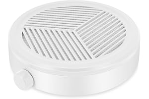 ‎I.B.N Kleiner Nagel Staubsauger mit Einstellbarer Absaugung, Leistungsstarker Maniküre Nagelstaubsauger für Nagelstudio Heimgebrauch (weiß)