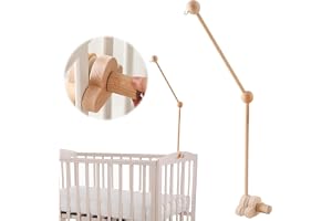 Mobil Babyhållare i Trä - Baby Mobilstativ för Spädbarn och Barn
