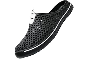 SAGUARO Letnie kapcie męskie, damskie, oddychające, perforowane kapcie ogrodowe, lekkie, antypoślizgowe, szybkoschnące, muły, do wszystkich sportów plażowych, basenów