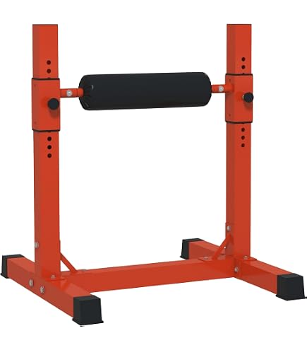 Support Pour Split Squat - Réglable 9 Hauteurs, Charge 200 Kg, Pour Squat Bulgare Et Fentes à Domicile
