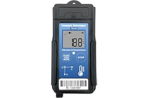 Tzone Vibration Data Logger 3-Axis Shock and Temperature Recorder,Transport Logger for Shock Sensitive Goods Monitor,Digital Industrial Thermometer Vibration Logger USB Auto Report 34560 Records