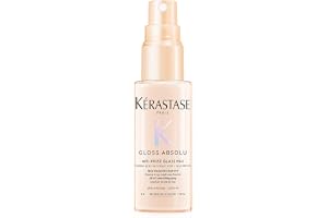 KÉRASTASE Gloss Absolu - Anti-Frizz Glaze Milk - Allt-i-1 Disciplinant Spray - Hyaluronsyra, glykolsyra och vildrosa - långt hår och frissigt - 45 ml