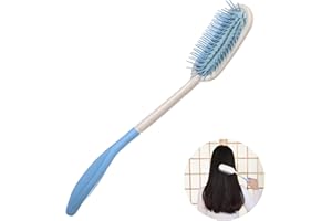 FANWER Spazzole per capelli lunghe 35cm, pettine morbido a manico lungo e spazzola, capelli di bellezza applicabili agli anziani e alle persone handicappate scomode attività degli arti superiori