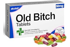 ATCOTAB Funny Joke Prank Pill Box Gag Gift includes Jelly Beans Sweets, Mothers Day Gifts, Presents, Gifts for Mum, 30th, 40th, 50th, 60th Birthday Gifts, Funny Gifts for Women, Gifts Under 10 Pounds