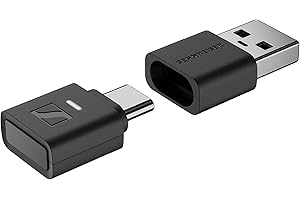 ‎SENNHEISER Sennheiser BTD 700 Klucz sprzętowy – transmiter audio typu Plug & Play z aptX Losless, Auracast dla słuchawek i głośników – niezwykle niska latencja, Bluetooth 5.4, kompatybilność z USB-C i USB-A