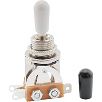 Embout Commutateur 3 Positions Pour Guitare Epiphone Les Paul – 4mm, Crème – Compatible LP, SG – Non Gibson