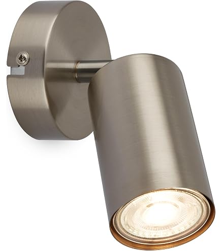 Lampada BRILLIANT Loona Faretto LED ferro 4flg | 4x LED-PAR51, GU10, 3W lampade a riflettore LED incluse, (250lm, 3000K) | Scala da A ++ a E | Bracci orientabili/teste orientabili